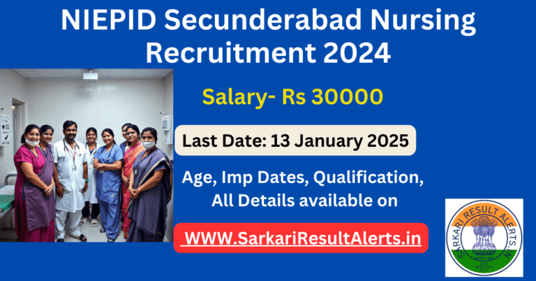 NIEPID NURSING RECRUITMENT